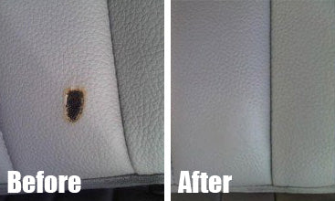 DIY repair fabric car seat cigarette burn hole within 10 minutes and less  than 10 bucks 