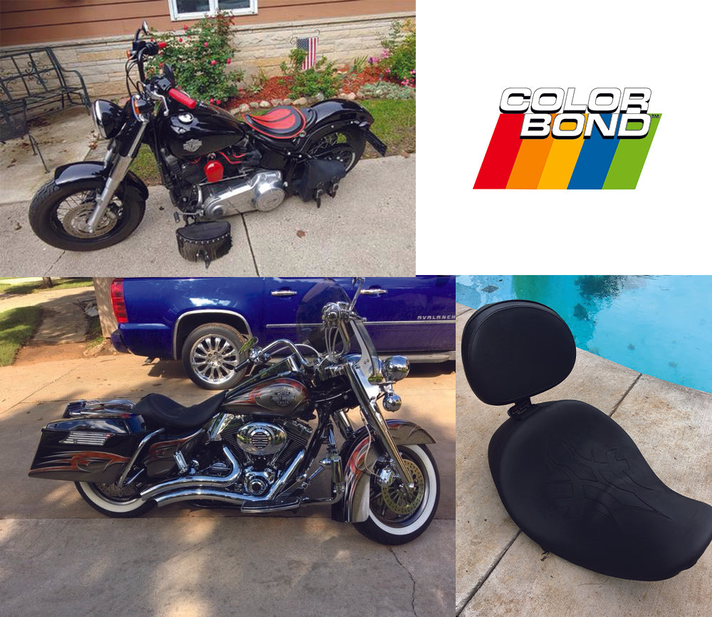 How to Recover a Motorcycle Seat Using Stretch Vinyl Fabric - Using  Allsport Vinyl 