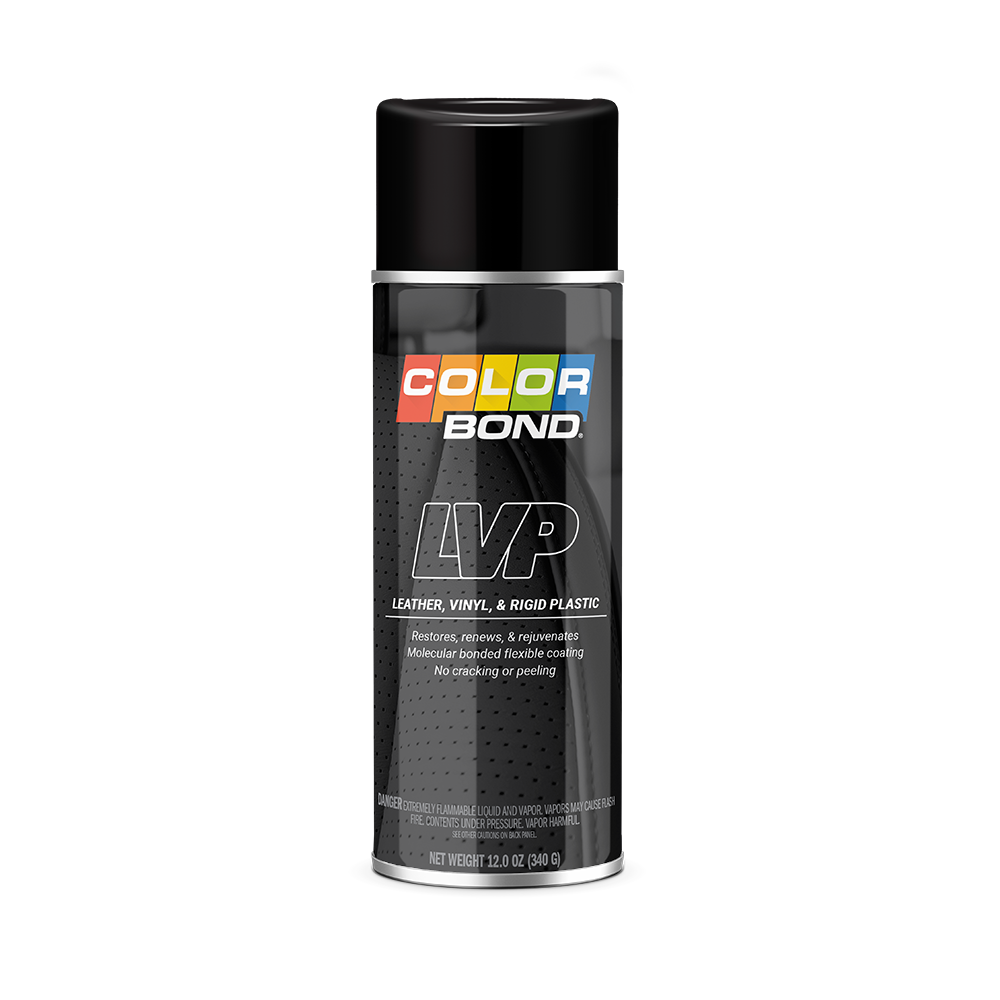 ColorBond (119) Ford Black LVP Leather, Vinyl & Hard Plastic Refinisher  Spray Paint - 12 oz., (Packaging May Vary)
